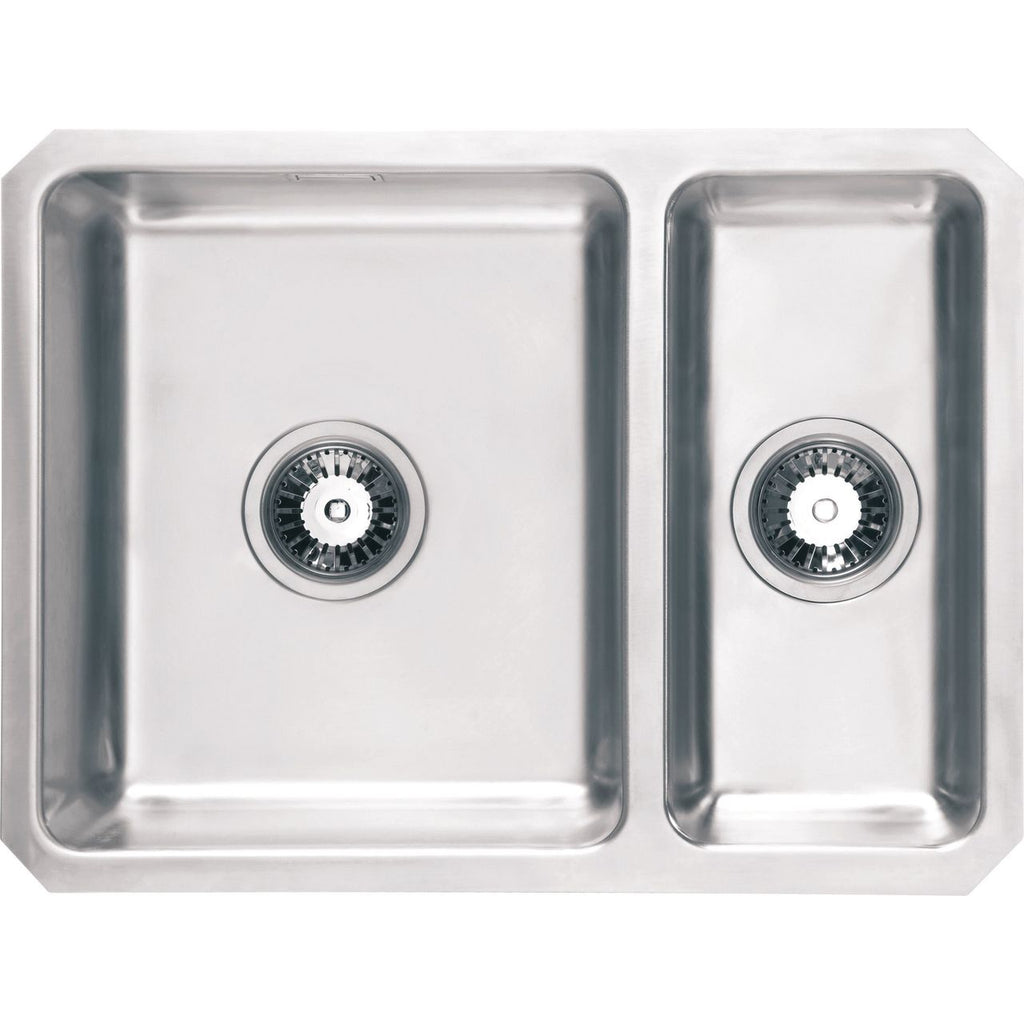 Harlyn Carbis 1.5 Bowl Inset Kitchen Sink - Stainless Steel