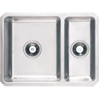Harlyn Carbis 1.5 Bowl Inset Kitchen Sink - Stainless Steel