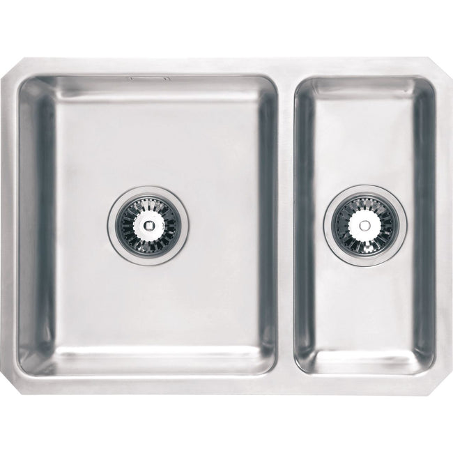 Harlyn Carbis 1.5 Bowl Inset Kitchen Sink - Stainless Steel Hover Image