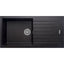 Harlyn Daymer 1 Bowl Inset Kitchen Sink - Black