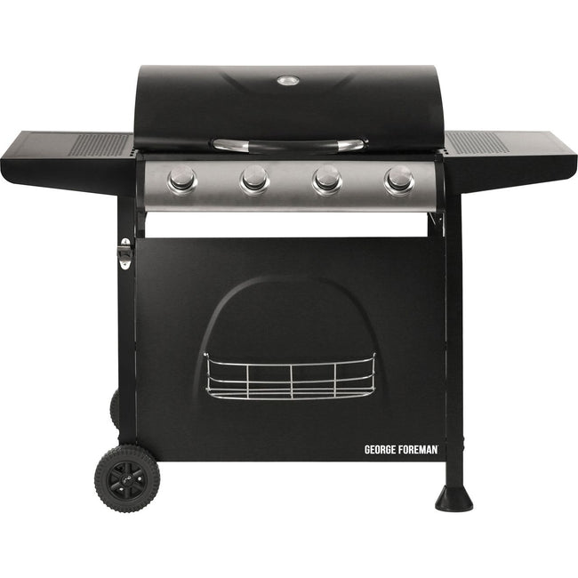 George Foreman 4 Burner Gas 1 Burner Gas Barbecue - Black Hover Image