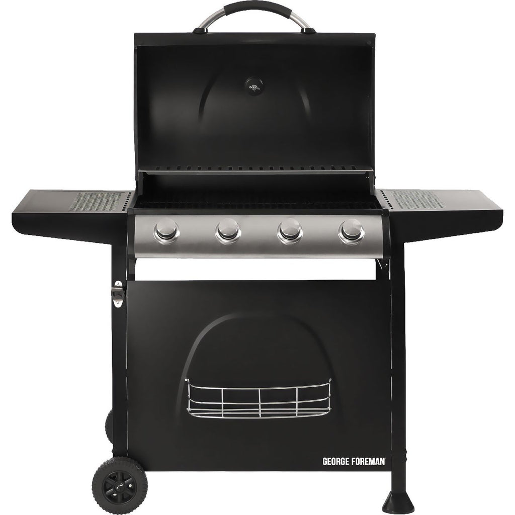George Foreman 4 Burner Gas 1 Burner Gas Barbecue - Black