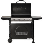 George Foreman 4 Burner Gas 1 Burner Gas Barbecue - Black