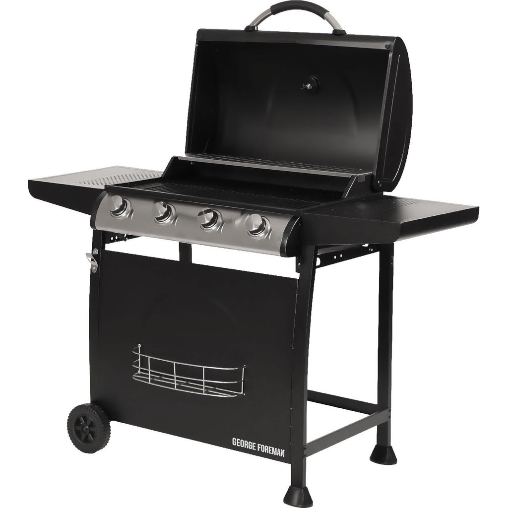 George Foreman 4 Burner Gas 1 Burner Gas Barbecue - Black