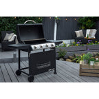 George Foreman 4 Burner Gas 1 Burner Gas Barbecue - Black