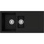 Rocklite Milton 1.5 Bowl Black Composite Reversible