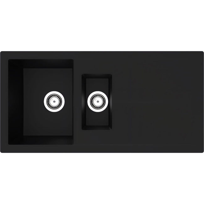 Rocklite Milton 1.5 Bowl Black Composite Reversible Hover Image