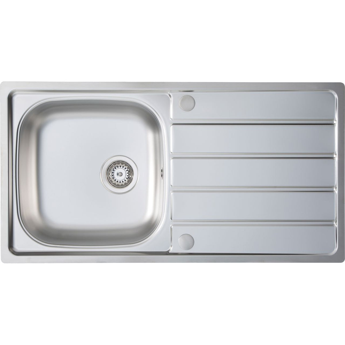 Harlyn Towan Single bowl Stainless Steel inset Reversible