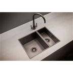 Harlyn Carbis 1.5 Bowl Inset Kitchen Sink - Gunmetal