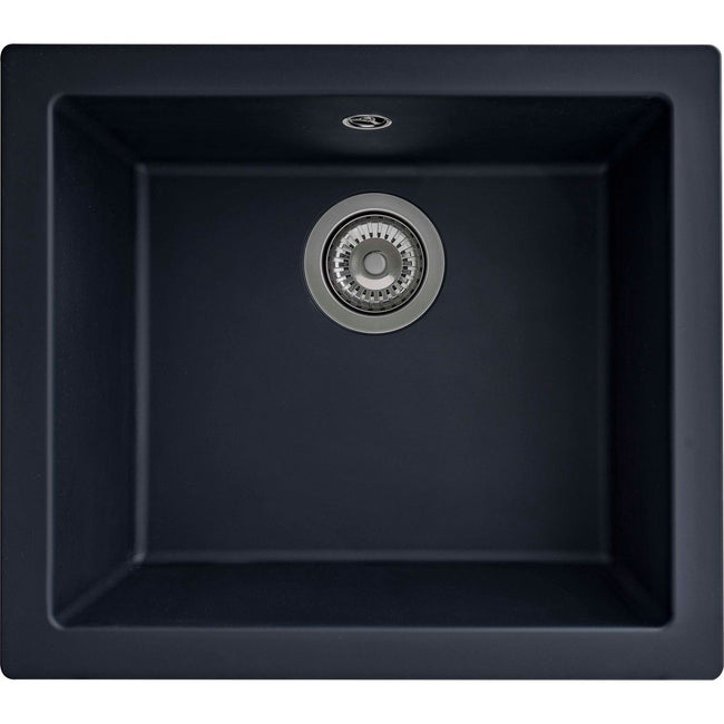 Rocklite Weston Bowl Inset Kitchen Sink - Black Hover Image