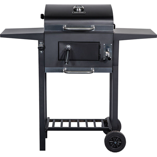 George Foreman Large Charcoal Barbecue - Black Hover Image