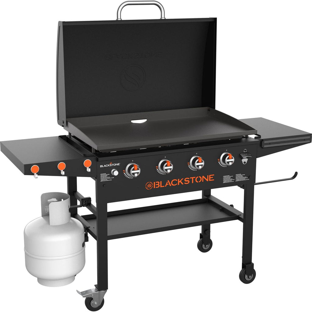 Blackstone 36in Griddle with Hood Gas Barbecue - Black