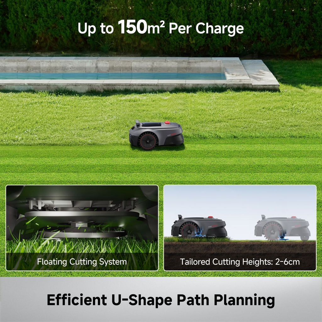 Mova ViAX 500 Robotic Lawn Mower - Grey