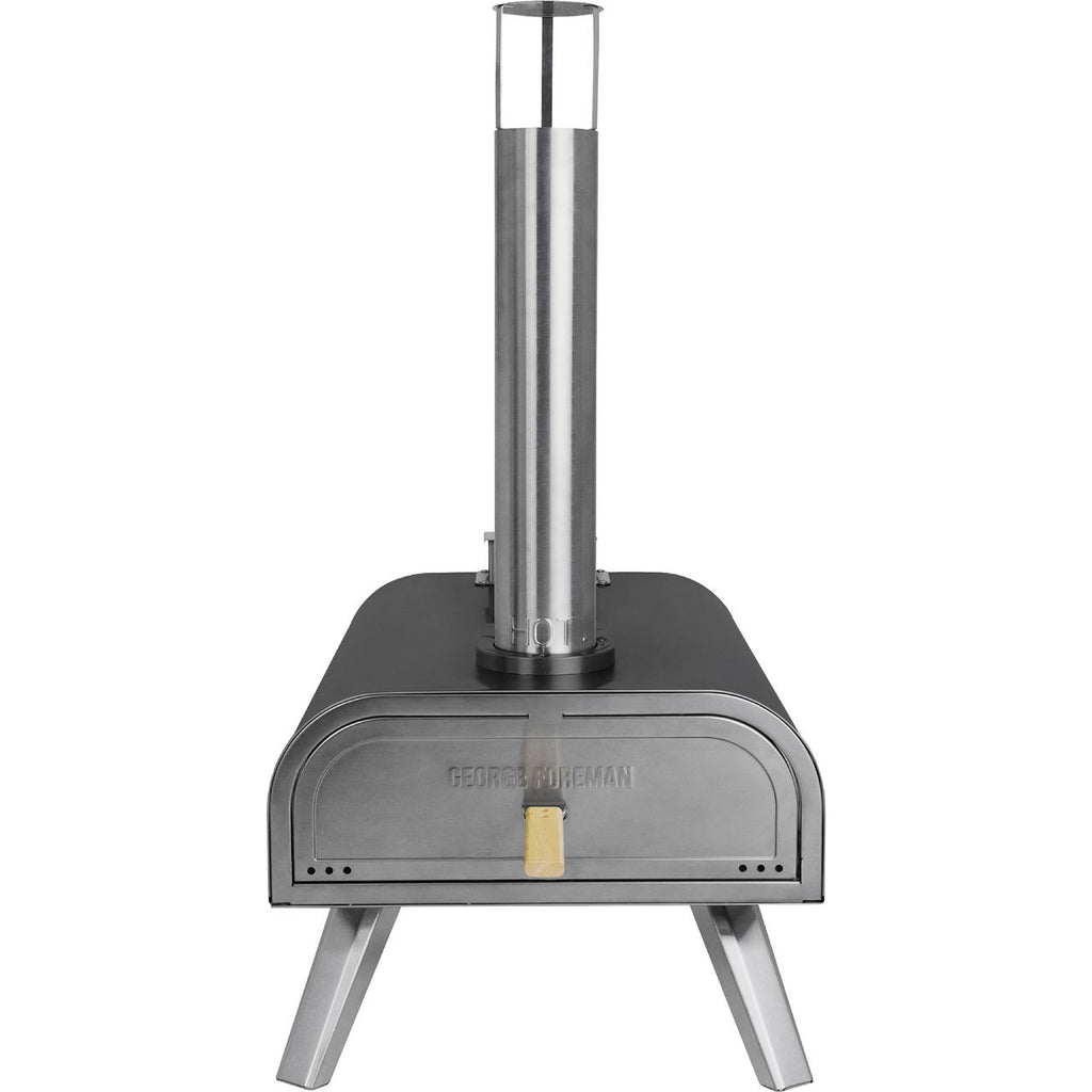 George Foreman GFWPPO2BPC Wood Pellet Outdoor Pizza Oven - Black