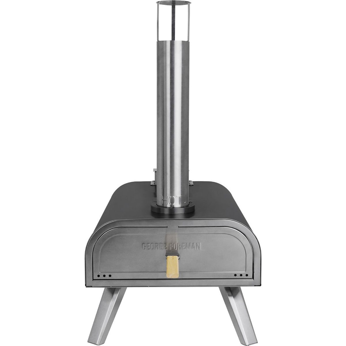 George Foreman GFWPPO2BPC Wood Pellet Outdoor Pizza Oven - Black