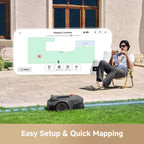 Mova ViAX 300 Robotic Lawn Mower - Black / Red