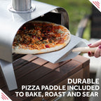 George Foreman BBQ Grill Top Outdoor Pizza Oven, Suitable For Gas or Charcoal BBQs - Stainless Steel