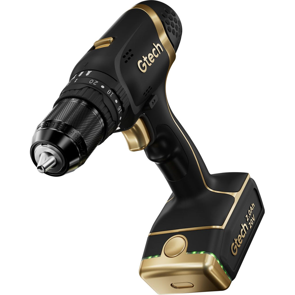 Gtech Cordless Combi Drill - Black / Gold
