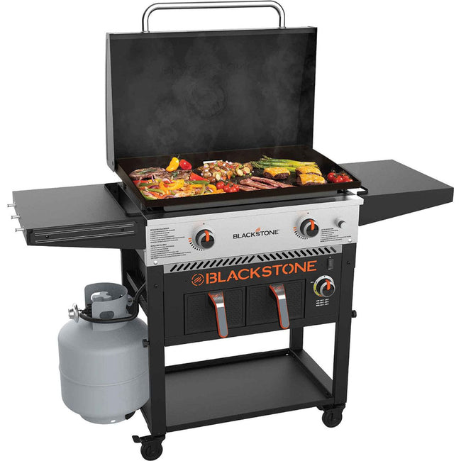 Blackstone Griddle Plus 28 Inch 2 Drawer Air fryer Griddle Gas Barbecue - Black Hover Image